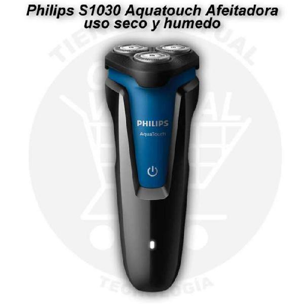 Afeitadora uso seco y húmedo Philips S1030 Aquatouch