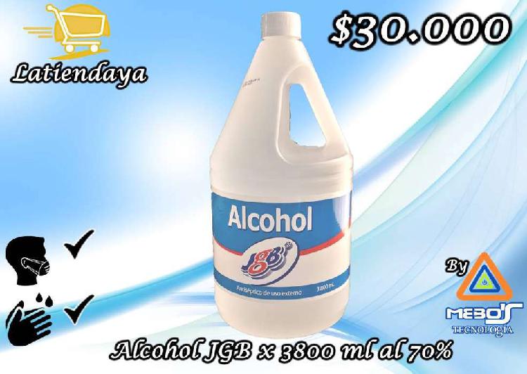 Alcohol JGB 3800 ml concentración al 70%