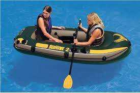 Bote Seahawk Dos Personas Con Accesorios Intex