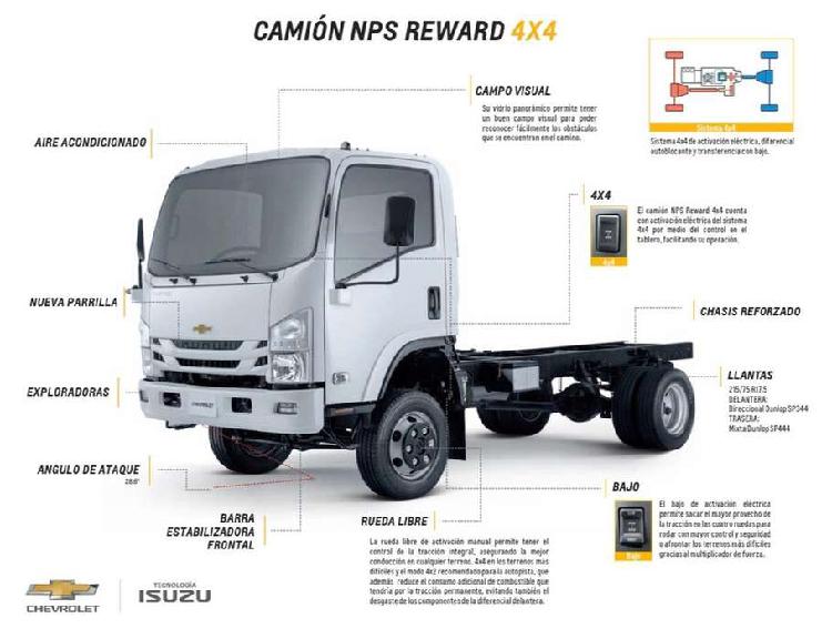 CHEVROLET NPS 4x4 MODELO 2021