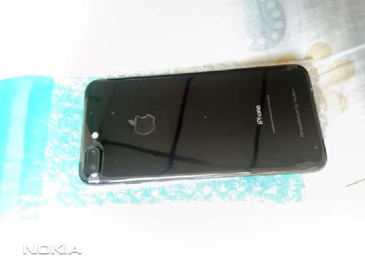 Iphone 7 plus jet black de 128 gb