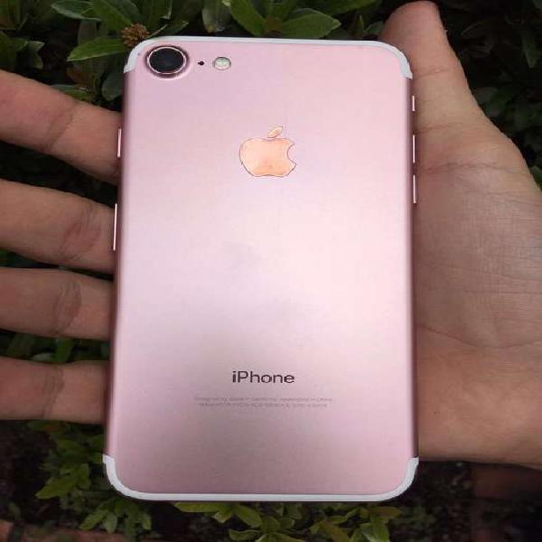 Iphone 7 rosado de 128 gb