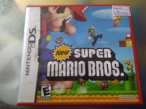 Juego De Nintendo Ds Ref 01,new Super Mario Bros.