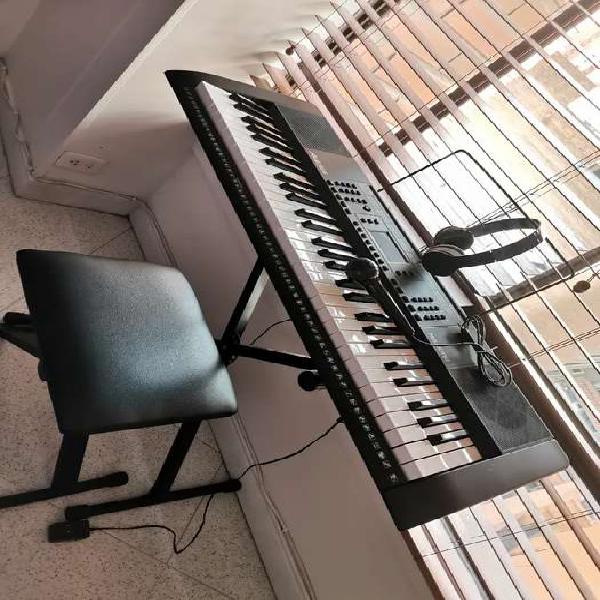 Piano Kit Teclado Alesis Melody 61+banco+micrófono Original