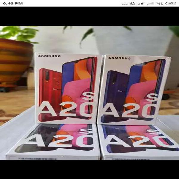 Samsung A20s nuevos sellados con garantía por 3 meces y