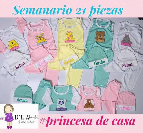 Semanario Niña 21 Piezas