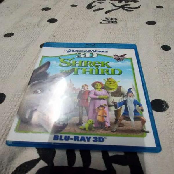 Shrek tercero Blu Ray original (usado) sólo 3d