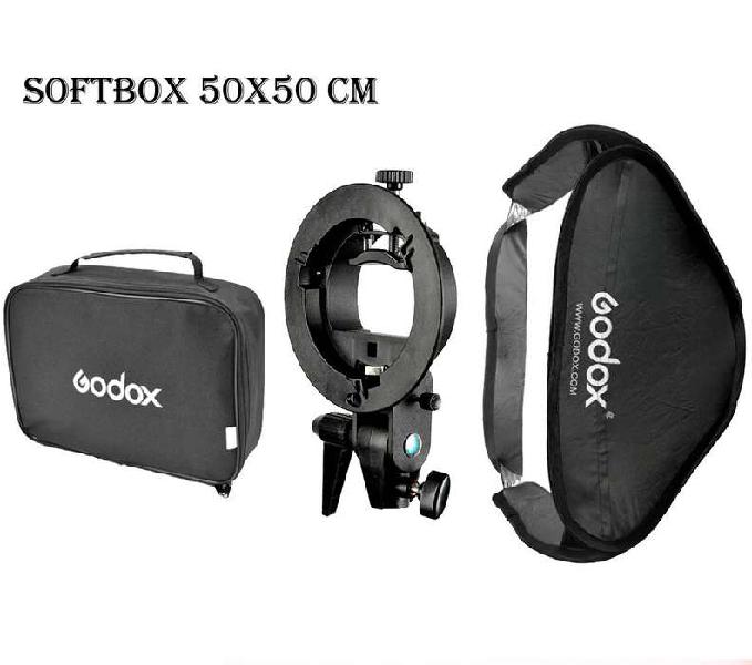 Softbox Godox 50X50cm Para Flash