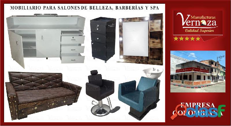 1 MOBILIARIO PARA SALAS DE BELLEZA ECONOMICO..