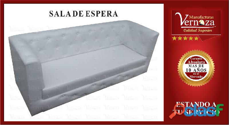 10 .. SALA DE ESPERA EN VARIADOS COLORES Y MATERIAL DE