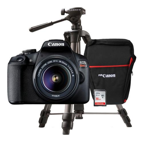 Camara Canon Eos T7 + Lente 18-55 Dc + Obsequios