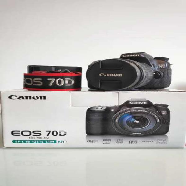 Canon 70D W con Lente 18-135