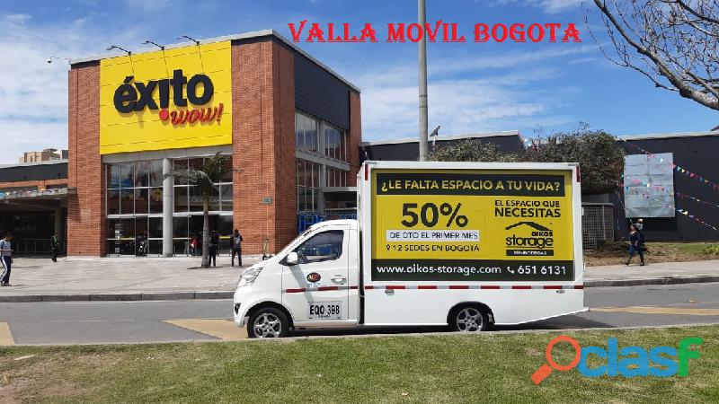 Publicidad Movil Carros Valla tels 2305124