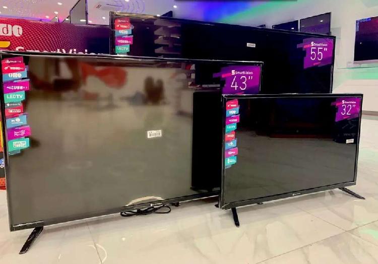 Televisores smart-tv de 32" 43" 55"