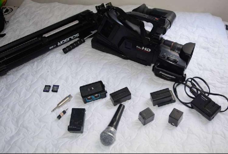 Video Camara Panasonic Ag Ac7 Full Hd Graba En Memoria Sd