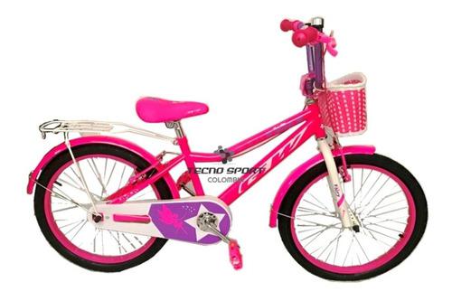 Bicicleta Niña Gw Rin 20 Con Accesorios De 7 A 12 Años