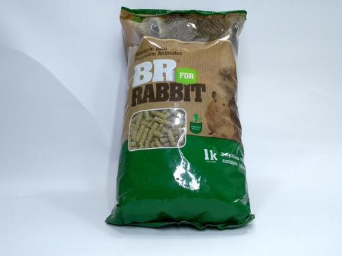 Br Rabbit 1kg + Heno 250gr. Alimento C - kg a $8200