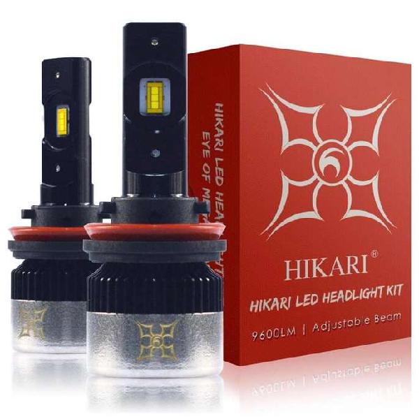 LED H11 Hikari - Nueva Generación Led Ajustable 10000lm 6k