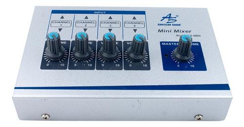 Mini Mixer American Sound 4 Canales