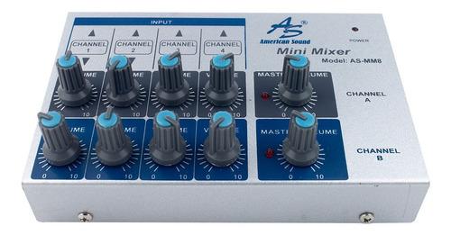 Mini Mixer American Sound 8 Canales