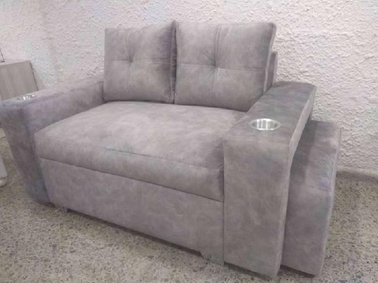 sofa moderno puff dos puestos en medellin