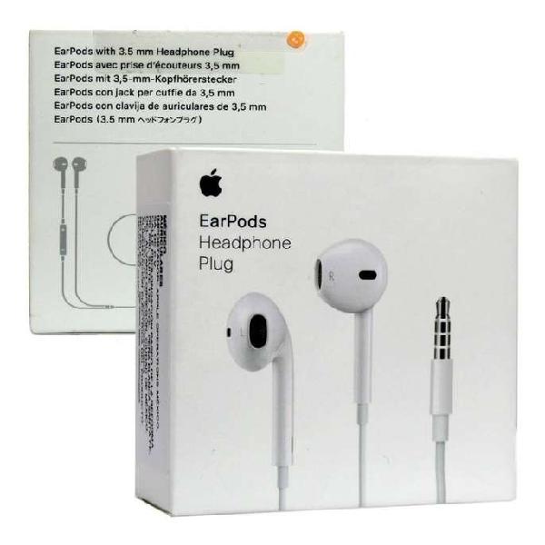 Audifonos Originales Earpods iPhone Con Microfono 3.5mm