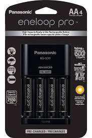 Baterías recargables Panasonic de 4 posiciones AAA