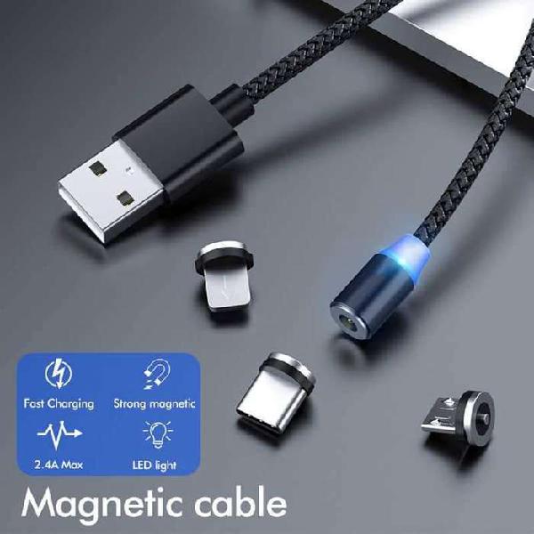 Cable Usb Magnético 3 En 1