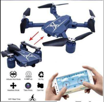 Drone plegable con Camara de video y fotos se controla con
