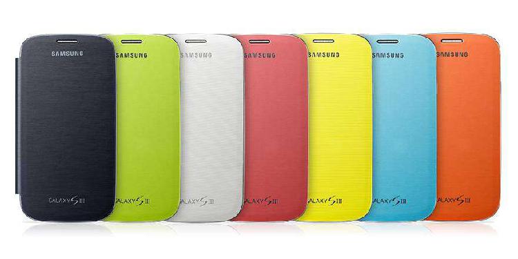 Estuche Samsung Galaxy S3 Flip Cover Colores