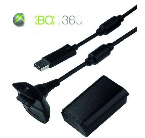 Kit Carga Y Juega Xbox 360 Bateria Recargable 7800ma