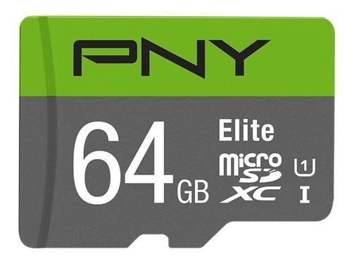 Memoria Micro Sd Pny Elite-x U3 64 Gb Clase 10