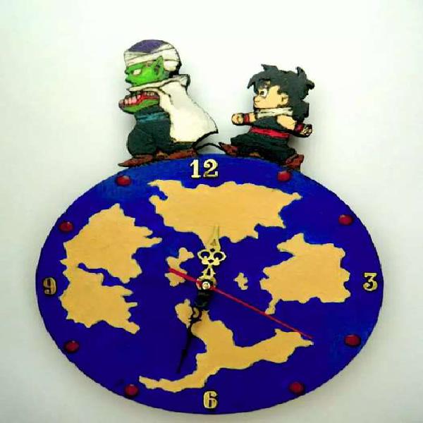 Reloj de pared de dragón ball (Gohan y Picollo)