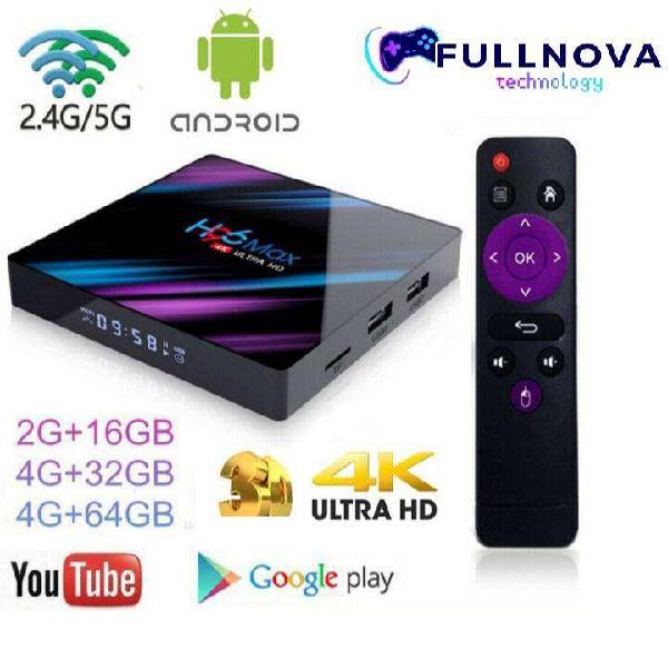 TV BOX H96 MAX - CONEXION HDMI - INCLUYE CABLE - 2 PUERTOS