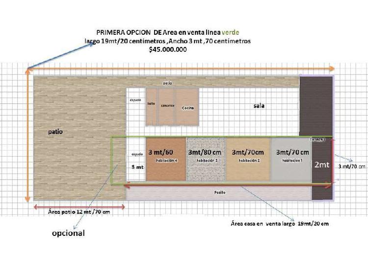 VENTA DE CASA DIVIDIDA.