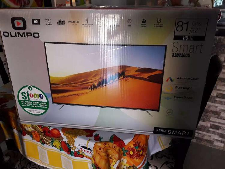 Vendo TV Smart TV de 55" marca Olimpo nuevo con factura de