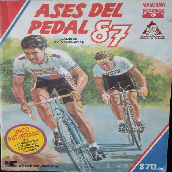 Vendo exclusivo album ases del pedal 1987