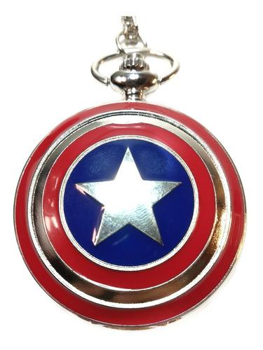 Collar Reloj Capitán América Avengers Colección Marvel