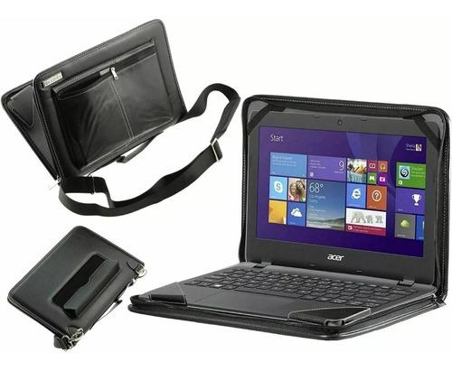 Maletin Estuche Forro Cuero Ultrabook 14 Asus Lenovo Acer Hp