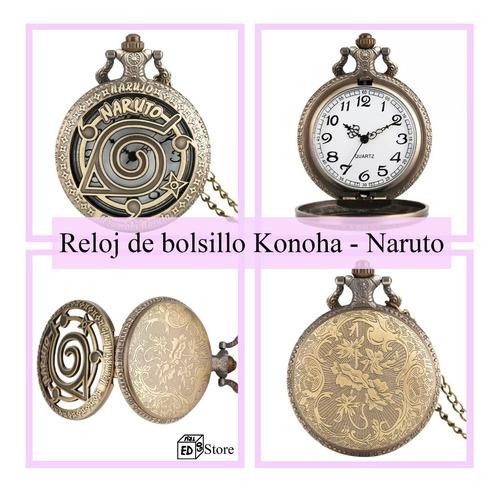 Reloj De Bolsillo Konoha - Naruto