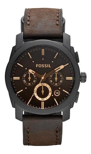 Reloj Fossil Machine Cronógrafo Cuero Hombre Fs4656