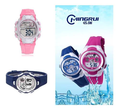 Reloj Mingrui Digital Quartz Niña Niño Resistente