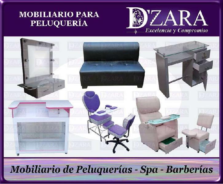 1PRECIOSO MOBILIARIO PARA SALONES DE BELLEZA, AL MEJOR COSTO