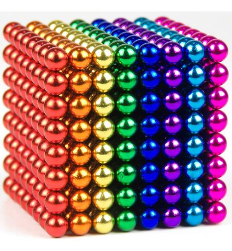 Bolas Magneticas 8 Colores Buckyballs Neocube 512 Unid 5mm