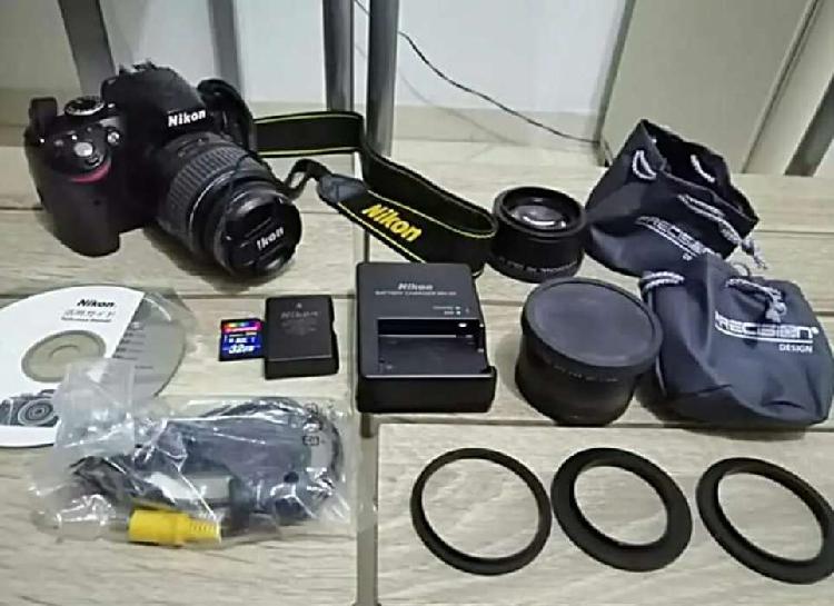 Cámara Nikon D3200 completa
