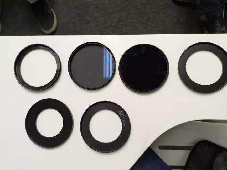 Set adaptador anillos filtros cámara Nikon