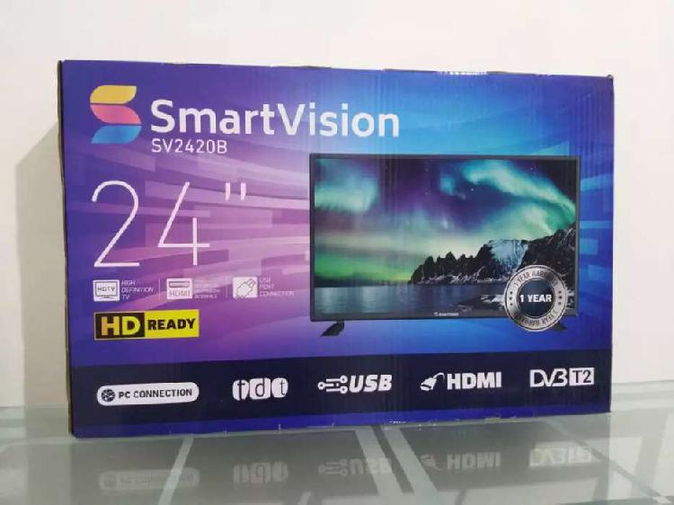 Tv de 24" pulgadas marca Smartvision con TDT incorporado