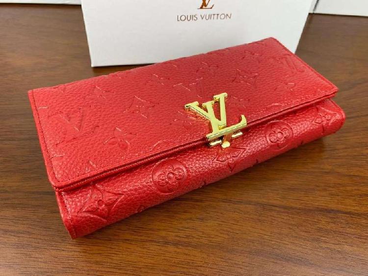 Billeteras Louis Vuitton Cuero Rojo Envio Gratis