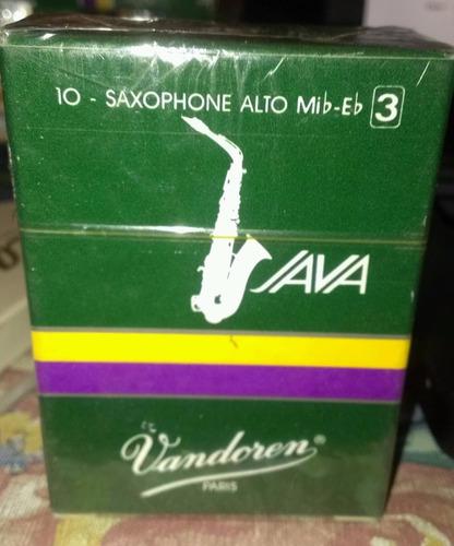 Cañas Vandoren Sr263 Java Para Saxofón Alto 3
