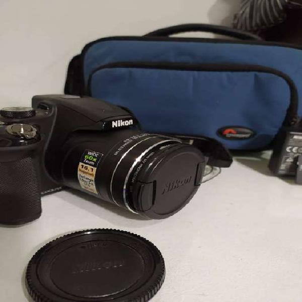 Camara Nikon Coolpix P600 Full Hd Bolso Lowepro Adata Canon